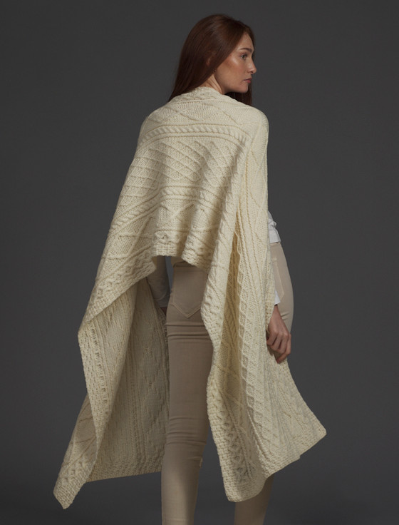 Aran Cashmere Kennedy Clan Aran Wrap