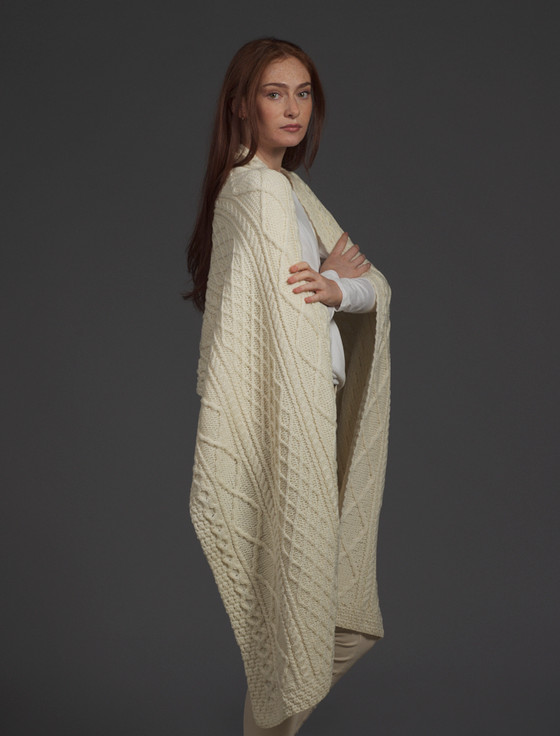 Aran Cashmere Kennedy Clan Aran Wrap
