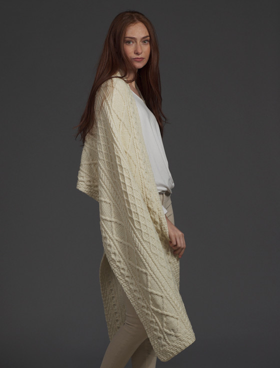Aran Cashmere Kennedy Clan Aran Wrap