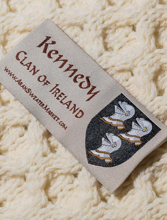 Aran Cashmere Kennedy Clan Christmas Stocking