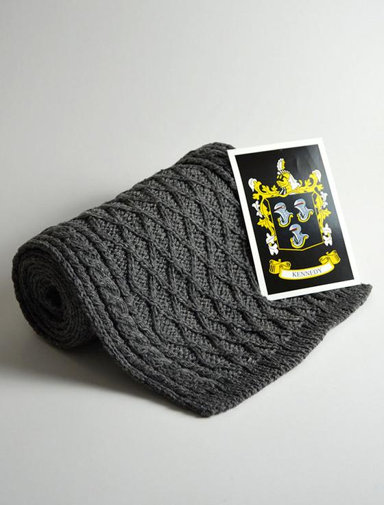 Aran Cashmere Kennedy Clan Scarf