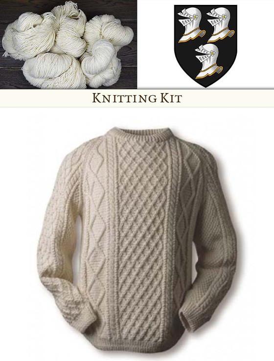 aran cashmere Kennedy Knitting Kit