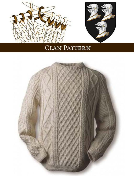 aran cashmere Kennedy Knitting Pattern