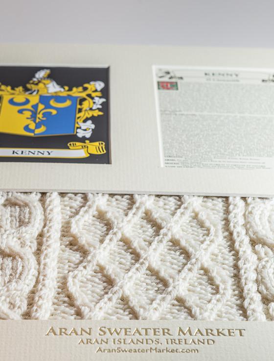 Aran Cashmere Kenny Clan Aran & History Display