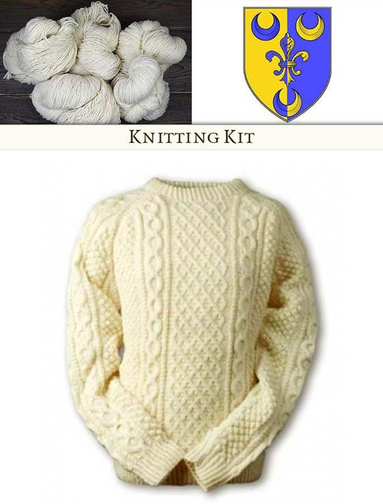 aran cashmere Kenny Knitting Kit