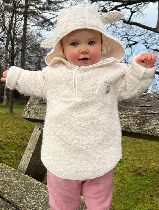 aran cashmere Kid's Irish Wool Sheep Hoodie