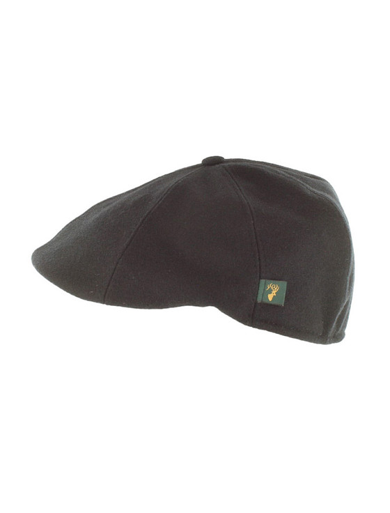 Aran Cashmere Killarney Pub Cap - Black