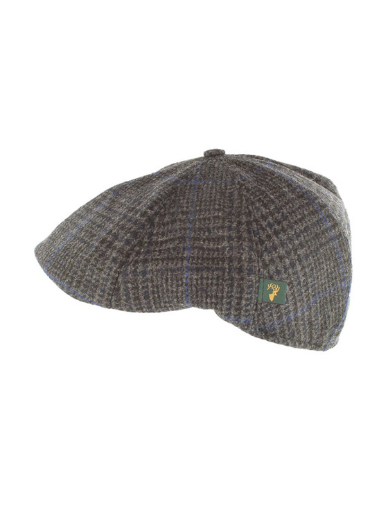 Aran Cashmere Killarney Pub Cap - Charcoal Blue