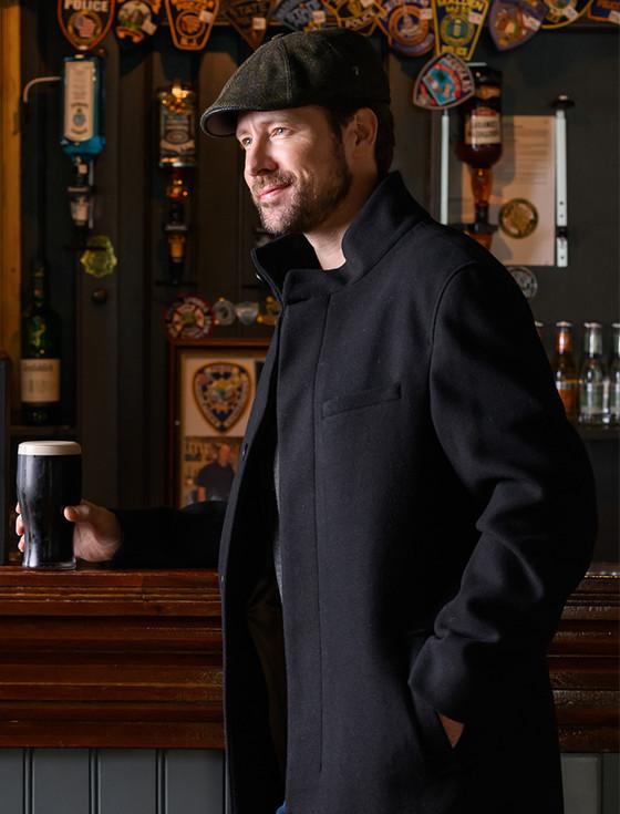 Aran Cashmere Killarney Pub Cap - Dark Green