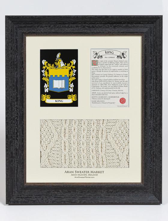 aran cashmere King Clan Aran & History Display