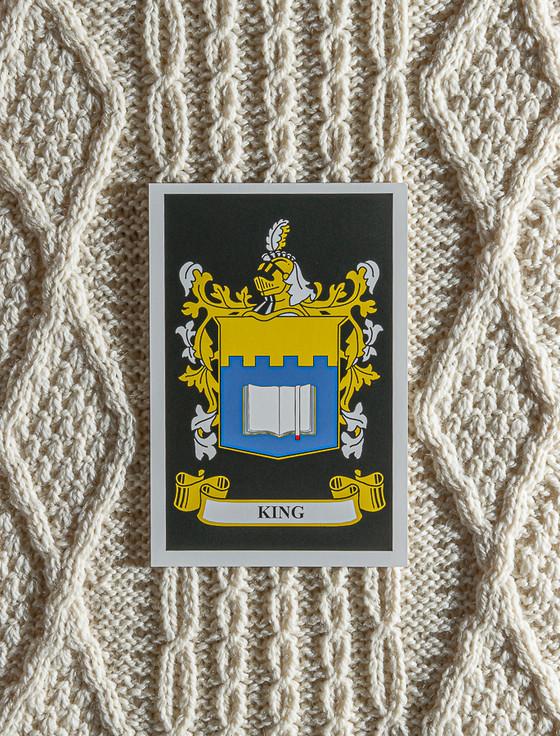 Aran Cashmere King Clan Scarf