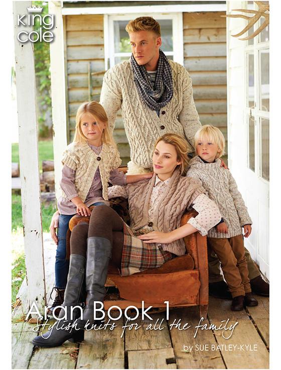 aran cashmere King Cole Aran Knitting Book 1