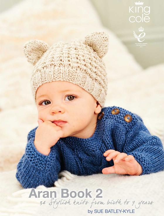 aran cashmere King Cole Aran Knitting Book 2