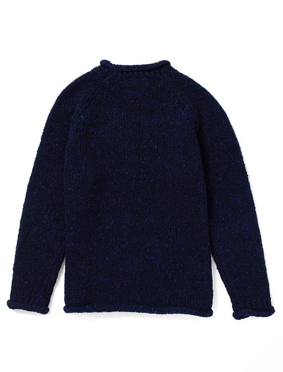 Aran Cashmere L‎adies ‎R‎‎oll Neck ‎Wool S‎weater