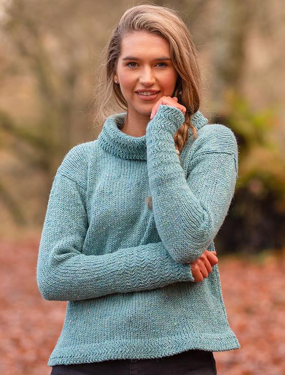 Aran Cashmere Ladies Wool Swing Tunic