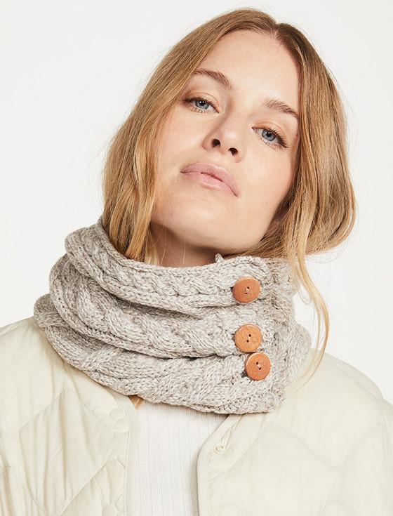 Aran Cashmere Ladies Aran Merino Buff