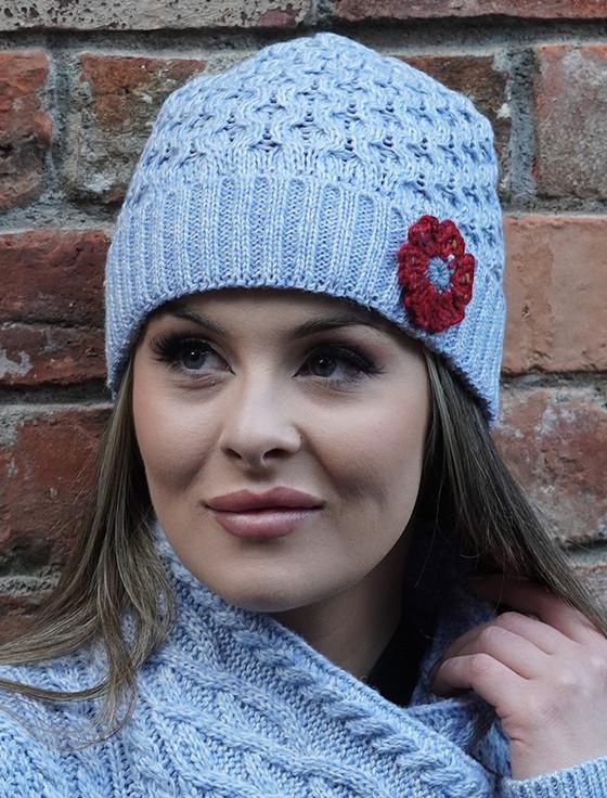 Aran Cashmere Ladies Crochet Wool Hat
