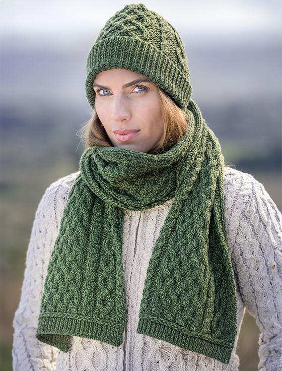 Aran Cashmere Ladies Merino Trellis Hat