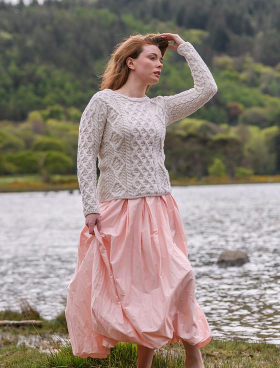 Aran Cashmere Lambay Aran Sweater For Women