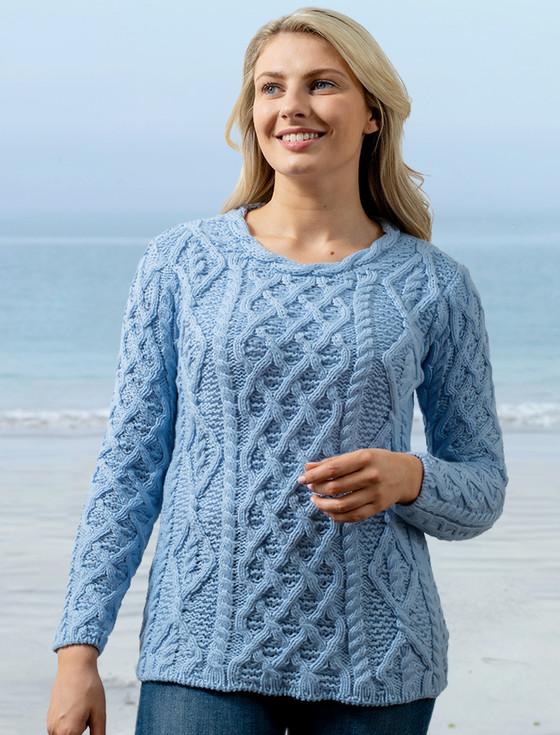 Aran Cashmere Lambay Aran Sweater For Women‎‎‎