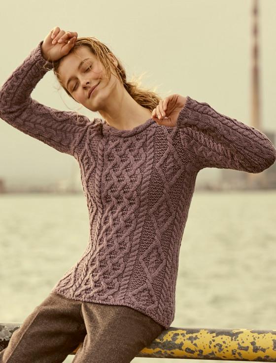 Aran Cashmere Lambay Aran Sweater For Women‎‎‎‎‎‎‎‎‎‎