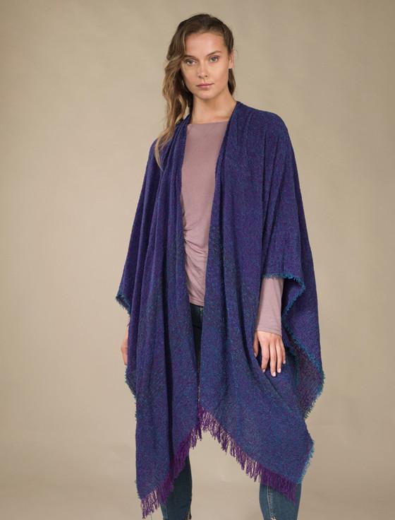 aran cashmere Lambswool Celtic Ruana Wrap‎‎‎‎‎‎‎‎‎‎‎