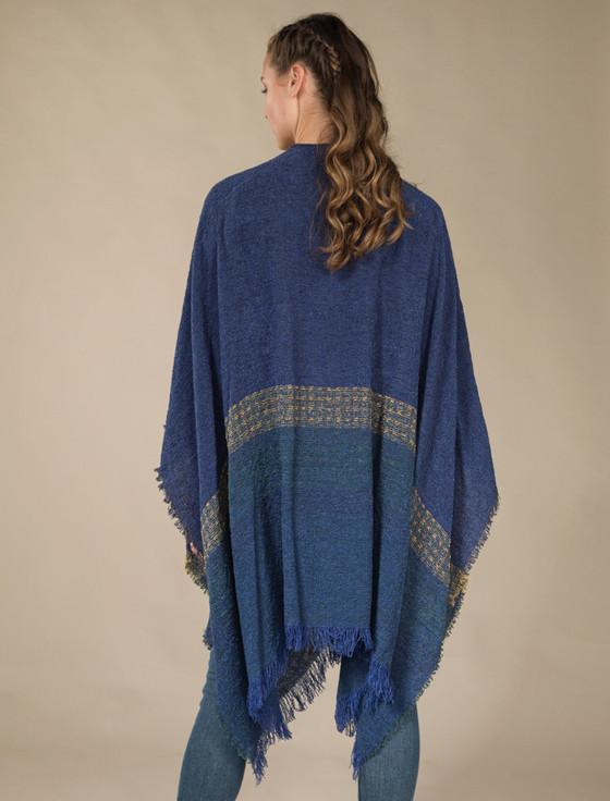 Aran Cashmere Lambswool Celtic Ruana Wrap‎‎‎‎‎‎‎‎‎‎‎‎‎‎
