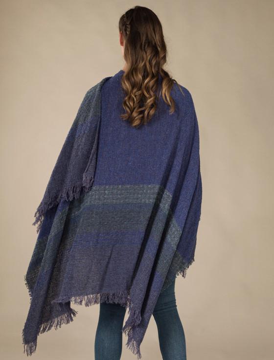 Aran Cashmere Lambswool Celtic Ruana Wrap‎‎‎‎‎‎‎‎‎‎‎‎‎‎‎‎‎‎‎‎‎