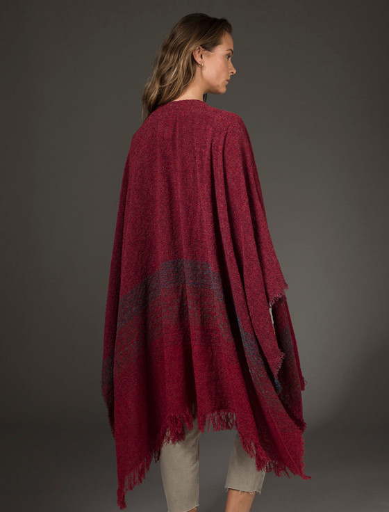 Aran Cashmere Lambswool Celtic Ruana Wrap‎‎‎‎‎‎‎‎‎‎‎‎‎