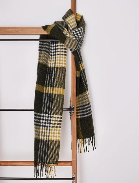 Aran Cashmere Lambswool Scarf - Bród