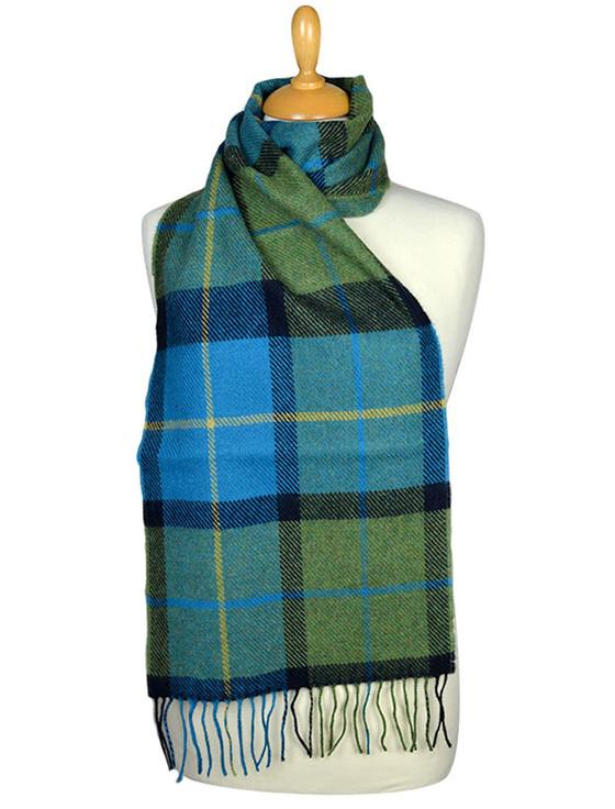 Aran Cashmere Lambswool Scarf - Shannon Check