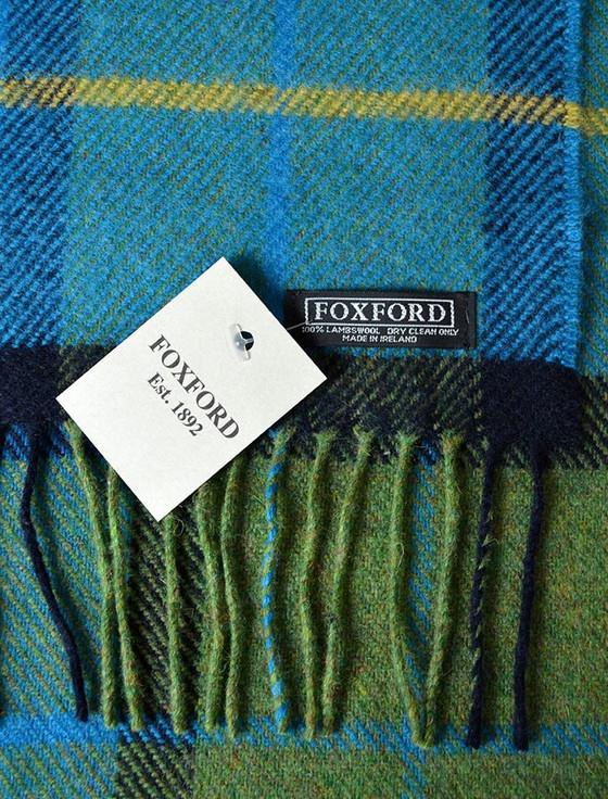 Aran Cashmere Lambswool Scarf - Shannon Check