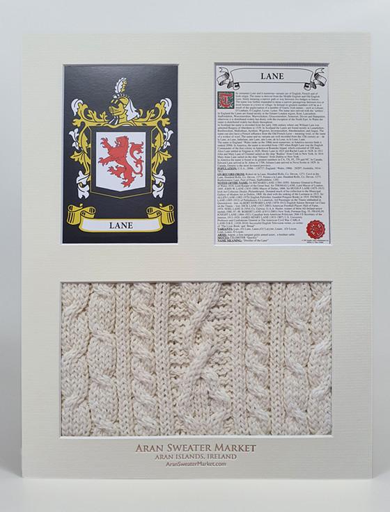 Aran Cashmere Lane Clan Aran & History Display