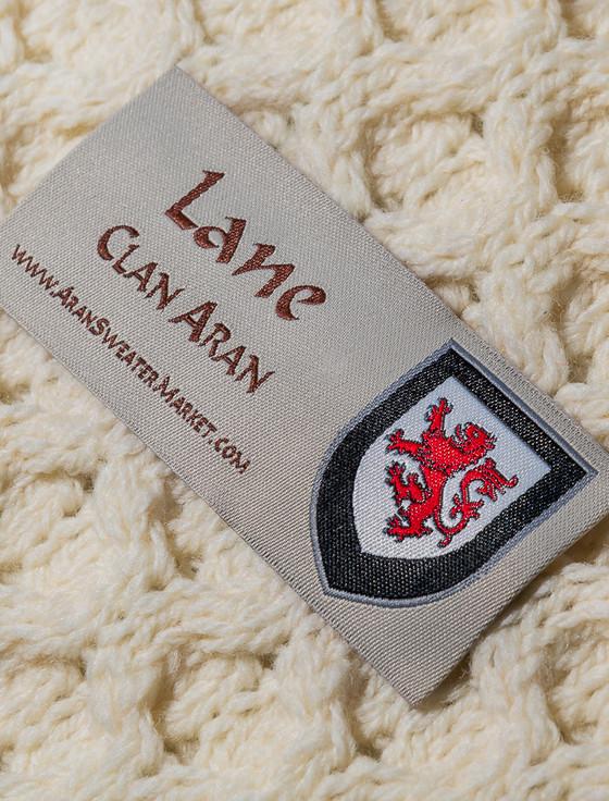 Aran Cashmere Lane Clan Aran Poncho