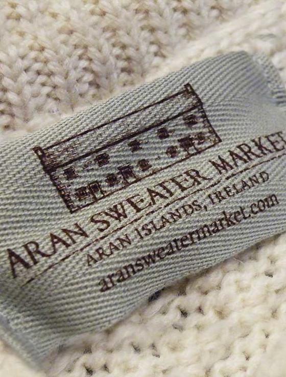 Aran Cashmere Large Merino Shamrock Throw