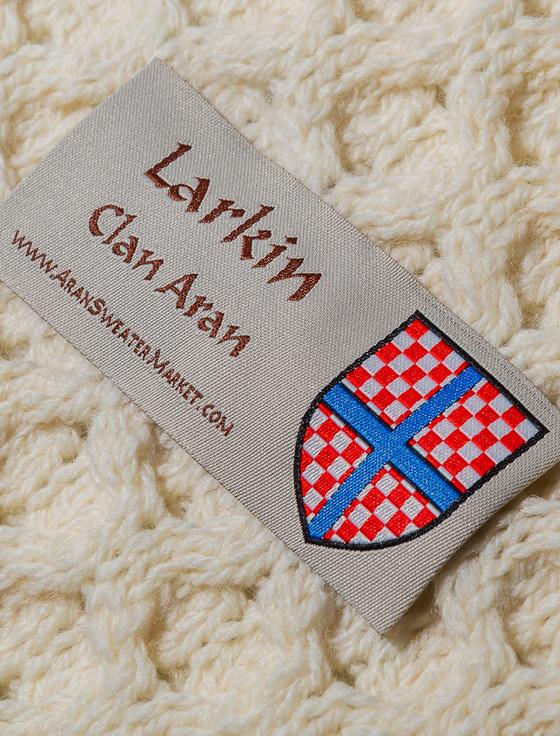 Aran Cashmere Larkin Clan Aran Poncho