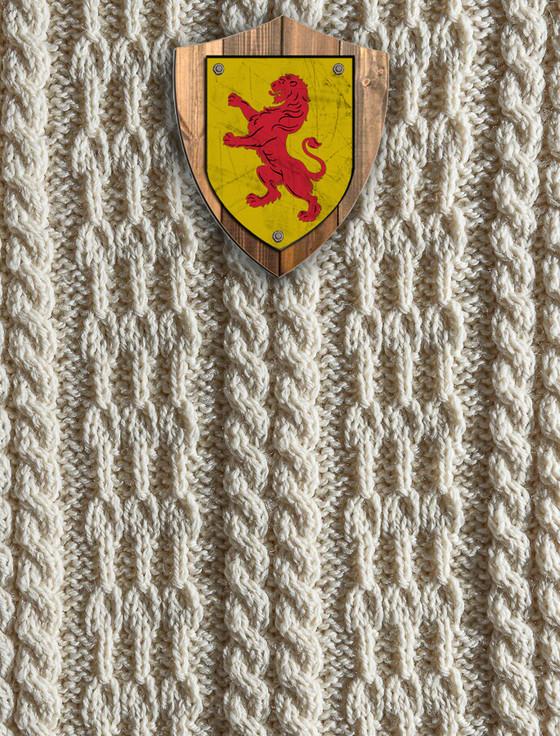 aran cashmere Lee Clan Aran Throw