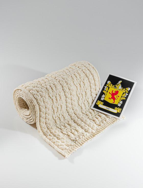aran cashmere Lee Clan Scarf