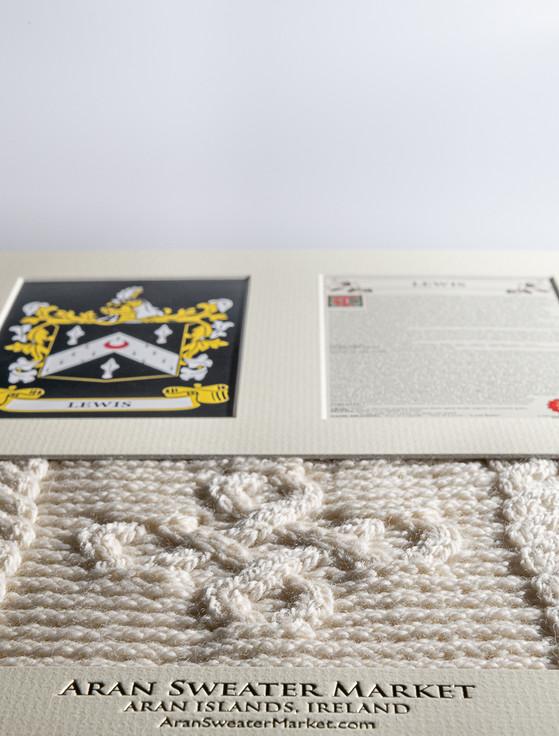 Aran Cashmere Lewis Clan Aran & History Display