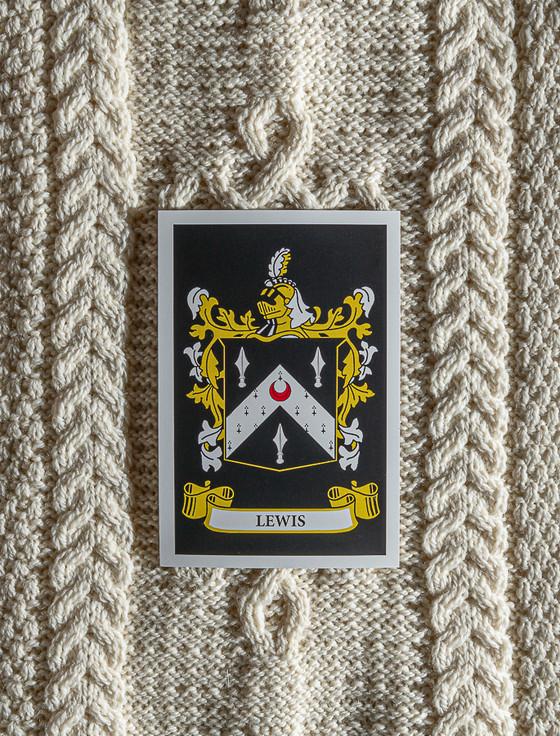 Aran Cashmere Lewis Clan Aran Throw