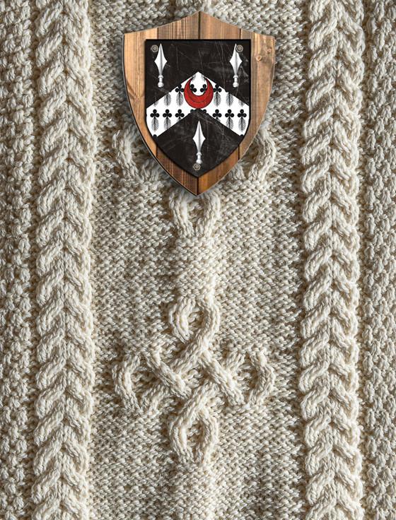 aran cashmere Lewis Clan Aran Throw