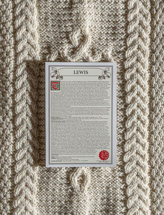Aran Cashmere Lewis Clan Scarf