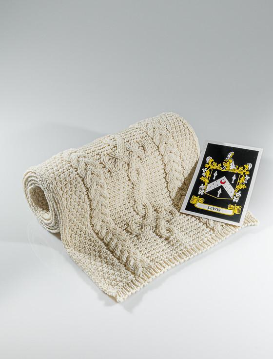 aran cashmere Lewis Clan Scarf