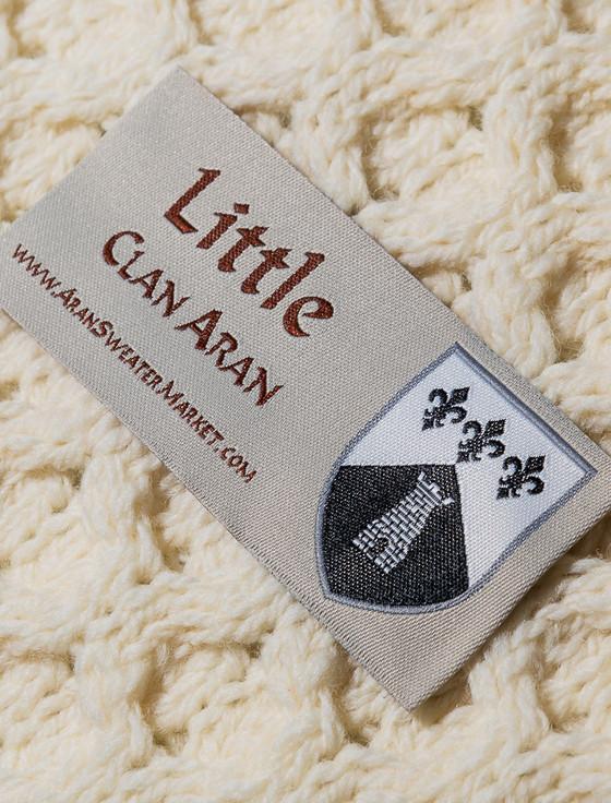 Aran Cashmere Little Clan Aran Poncho