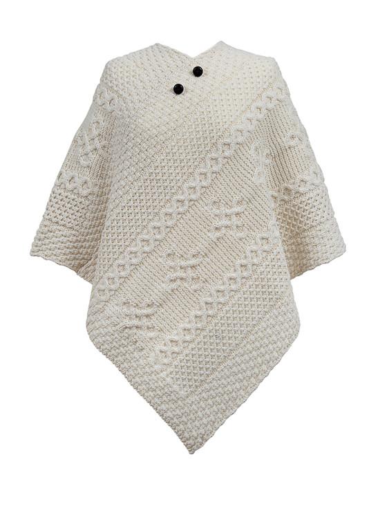aran cashmere Little Clan Aran Poncho