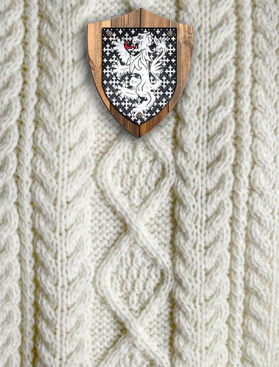 Aran Cashmere Long Clan Aran Throw