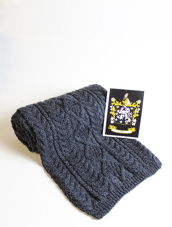 Aran Cashmere Long Clan Scarf