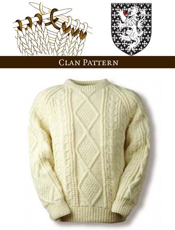 aran cashmere Long Knitting Pattern