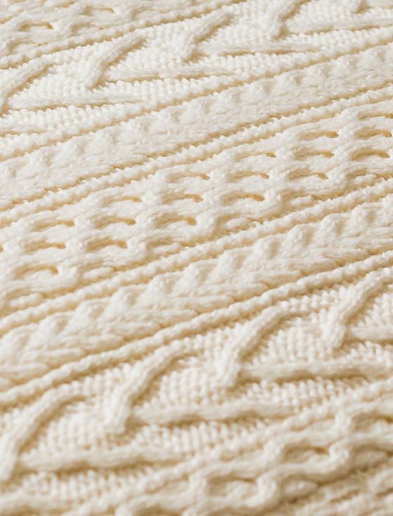 Aran Cashmere Lynch Clan Aran Bed Runner
