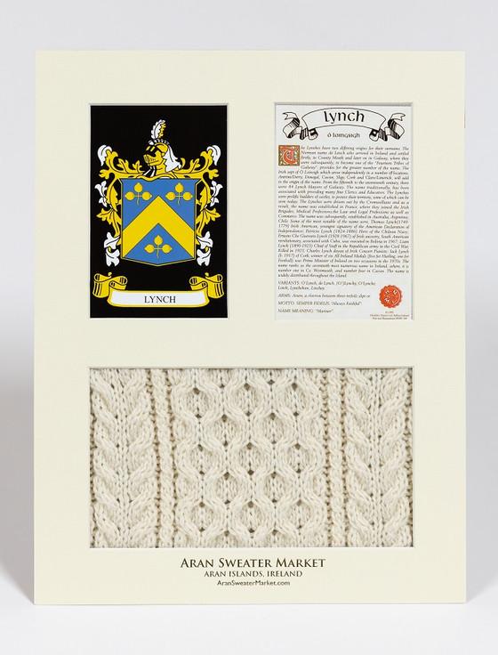 Aran Cashmere Lynch Clan Aran & History Display